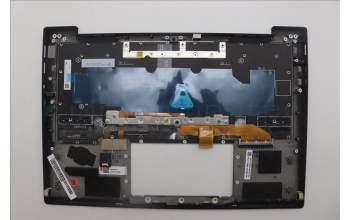 Lenovo 5M11Q55974 C-Cover with keyboard, US English Euro, Deep Black, FingerPrint Reader, WLAN, US
