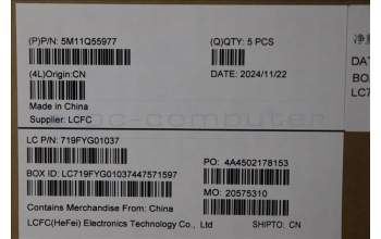 Lenovo 5M11Q55977 C-Cover with keyboard, German, Deep Black, FingerPrint Reader, WLAN, UK