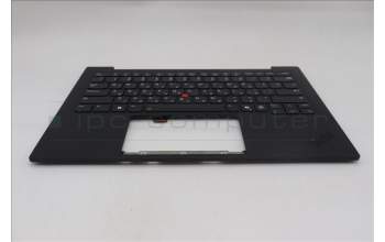 Lenovo 5M11Q55979 C-Cover with keyboard, Israel(Hebrew), Deep Black, FingerPrint Reader, WLAN, US
