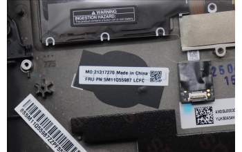 Lenovo 5M11Q55987 C-Cover with keyboard, Norwegian, Deep Black, FingerPrint Reader, WLAN, UK