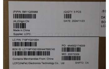 Lenovo 5M11Q55988 MECH_ASM GRP_KBD_BZL_NORDIC_WL_DB_LTN