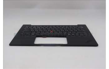 Lenovo 5M11Q55990 C-Cover with keyboard, Russian, Deep Black, FingerPrint Reader, WLAN, US