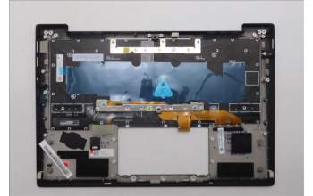 Lenovo 5M11Q55993 C-Cover with keyboard, Swedish/Finnish, Deep Black, FingerPrint Reader, WLAN, UK