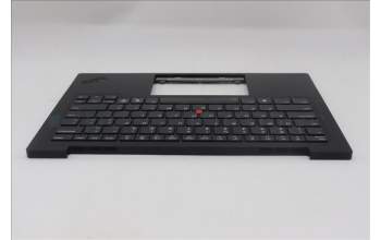 Lenovo 5M11Q56009 C-Cover with keyboard, USA English, Deep Black, FingerPrint Reader, WWAN, US