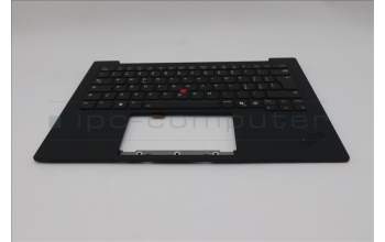 Lenovo 5M11Q56019 C-Cover with keyboard, Italian, Deep Black, FingerPrint Reader, WWAN, UK