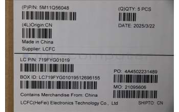 Lenovo 5M11Q56048 MECH_ASM GRP_KBD_BZL_EURO ENG_WW_DB_LTN