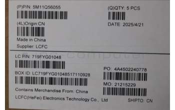 Lenovo 5M11Q56055 MECH_ASM GRP_KBD_BZL_ILD_WW_DB_LTN