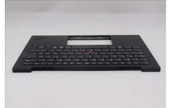 Lenovo 5M11Q56066 C-Cover with keyboard, Spanish, Deep Black, FingerPrint Reader, WWAN, UK