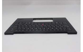 Lenovo 5M11Q56067 C-Cover with keyboard, Swedish/Finnish, Deep Black, FingerPrint Reader, WWAN, UK