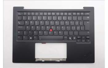 Lenovo 5M11Q56068 C-Cover with keyboard, Switzerland, Deep Black, FingerPrint Reader, WWAN, UK