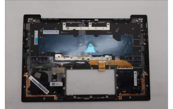 Lenovo 5M11Q56074 C-Cover with keyboard, Ukraine, Deep Black, FingerPrint Reader, WWAN, US