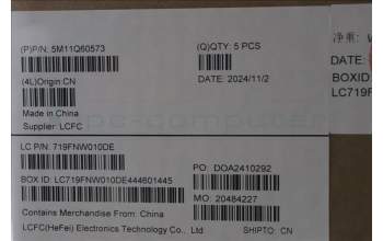 Lenovo 5M11Q60573 C-Cover with keyboard, Belgian, Black, Backlight, UK