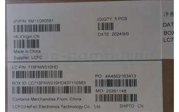 Lenovo 5M11Q60581 C-Cover with keyboard, Bulgarian, Black, Backlight, UK