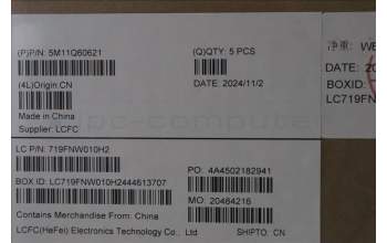 Lenovo 5M11Q60621 C-Cover with keyboard, Greek, Black, Backlight, US