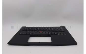 Lenovo 5M11Q60625 C-Cover with keyboard, Hebrew, Black, Backlight, US
