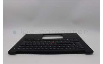 Lenovo 5M11Q60633 C-Cover with keyboard, Icelandic, Black, Backlight, UK