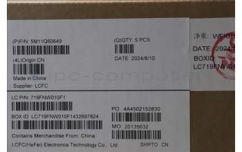 Lenovo 5M11Q60649 MECH_ASM BL KB BK LA SPA SRX