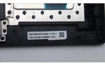 Lenovo 5M11Q60652 C-Cover with keyboard, Norwegian, Black, Backlight, UK