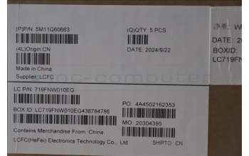 Lenovo 5M11Q60663 C-Cover with keyboard, Russian, Black, Backlight, US