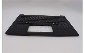 Lenovo 5M11Q60693 C-Cover with keyboard, Turkish, Black, Backlight, UK