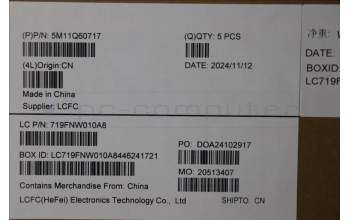 Lenovo 5M11Q60717 C-Cover with keyboard, Arabic, Black, Backlight, US