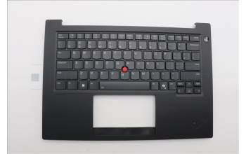 Lenovo 5M11Q60763 C-Cover with keyboard, English, Black, Backlight, US