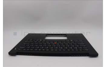 Lenovo 5M11Q60779 C-Cover with keyboard, US English Euro, Black, Backlight, US