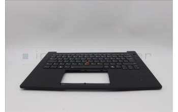 Lenovo 5M11Q60865 C-Cover with keyboard, Swedish/Finnish, Black, Backlight, UK