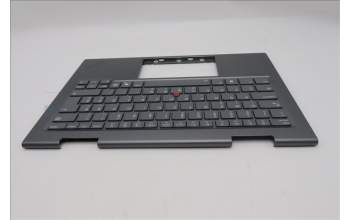 Lenovo 5M11R38896 C-Cover with keyboard, Slovenian, Luna Grey, FingerPrint Reader, WLAN, UK