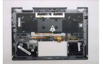 Lenovo 5M11R38912 C-Cover with keyboard, UK English, Luna Grey, FingerPrint Reader, WLAN, UK