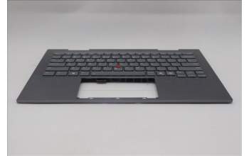 Lenovo 5M11R38936 C-Cover with keyboard, US English Euro, Luna Grey, FingerPrint Reader, WLAN, US