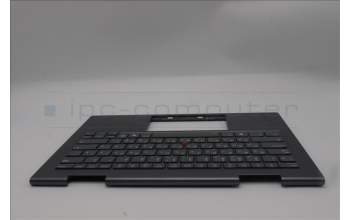 Lenovo 5M11R39453 C-Cover with keyboard, Russian, Luna Grey, FingerPrint Reader, WWAN, US