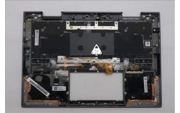 Lenovo 5M11R39462 C-Cover with keyboard, Switzerland, Luna Grey, FingerPrint Reader, WWAN, UK