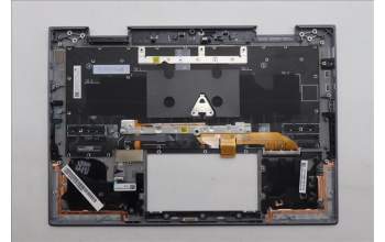 Lenovo 5M11R39514 C-Cover with keyboard, Italian, Luna Grey, FingerPrint Reader, WWAN, UK