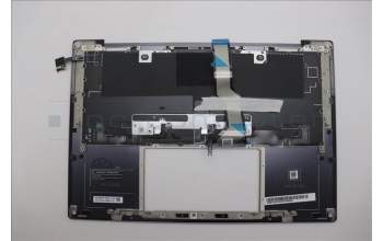 Lenovo 5M11R87932 C-Cover with keyboard, Danish, Black/Grey, FingerPrint Reader, WLAN, UK