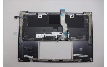 Lenovo 5M11R87941 C-Cover with keyboard, Hungarian, Black/Grey, FingerPrint Reader, WLAN, UK