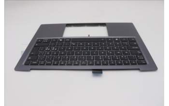 Lenovo 5M11R87949 C-Cover with keyboard, Nordic, Black/Grey, FingerPrint Reader, WLAN, UK