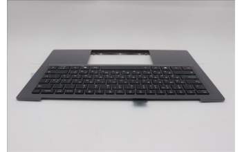 Lenovo 5M11R87951 C-Cover with keyboard, Russian, Black/Grey, FingerPrint Reader, WLAN, US