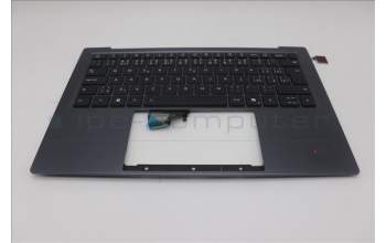 Lenovo 5M11R87967 C-Cover with keyboard, Czech Slovakian, Black/Grey, FingerPrint Reader, WLAN, UK