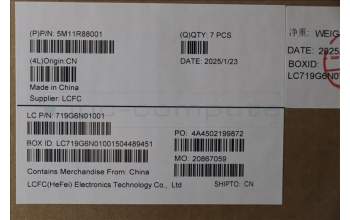 Lenovo 5M11R88001 MECH_ASM BASE,COVER,WLAN