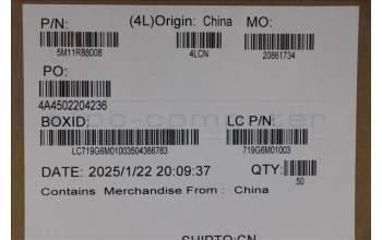 Lenovo 5M11R88008 ASM-BRACKET,SENSOR,TOP,EDP