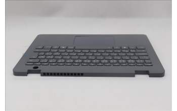 Lenovo 5M11R91292 C-Cover with keyboard, Czech Slovakian, Luna Grey, Backlight, No World Face Camera, UK