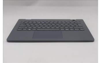 Lenovo 5M11R91334 C-Cover with keyboard, UK English, Luna Grey, Backlight, No World Face Camera, UK