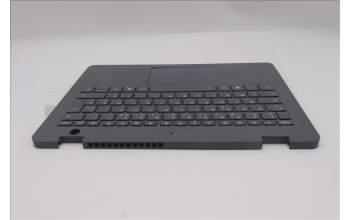 Lenovo 5M11R91350 C-Cover with keyboard, French, Luna Grey, Backlight, World Face Camera, US