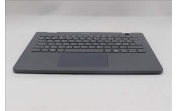 Lenovo 5M11R91370 C-Cover with keyboard, Nordic, Luna Grey, Backlight, World Face Camera, UK