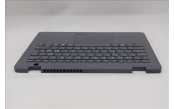Lenovo 5M11R91380 C-Cover with keyboard, Switzerland, Luna Grey, Backlight, World Face Camera, UK