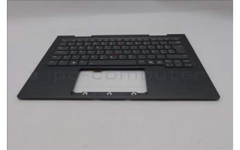 Lenovo 5M11R91455 C-Cover with keyboard, Slovenian, Grey, Backlight, FingerPrint Reader, UK