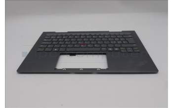 Lenovo 5M11R91462 C-Cover with keyboard, Switzerland, Grey, Backlight, FingerPrint Reader, UK