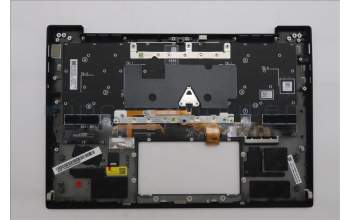 Lenovo 5M11S09530 C-Cover with keyboard, Arabic, Black, Backlight, US