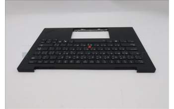 Lenovo 5M11S09530 C-Cover with keyboard, Arabic, Black, Backlight, US